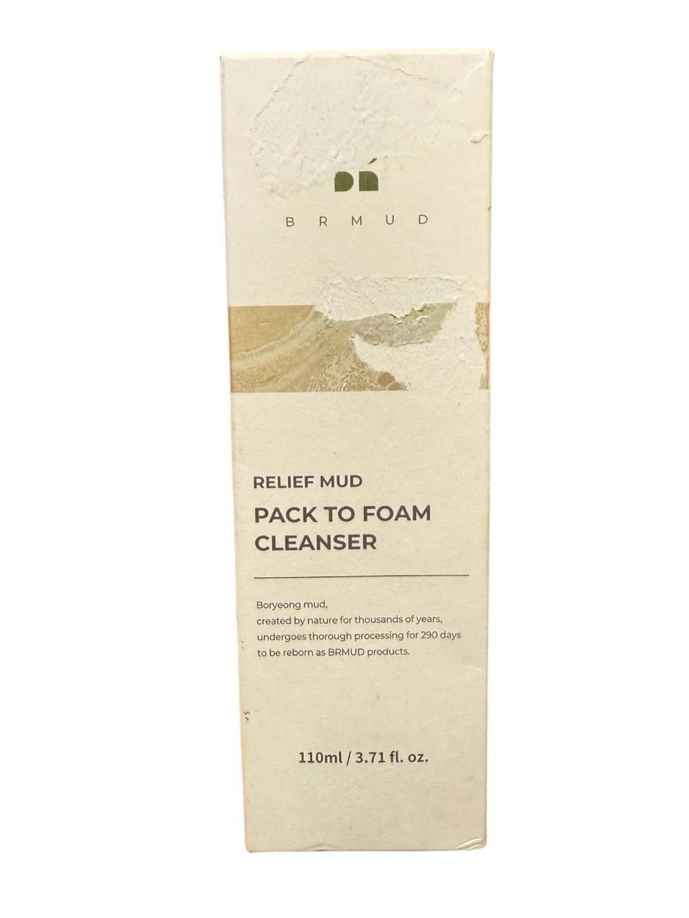 BRMUD Relief Mud Pack to Foam Cleanser